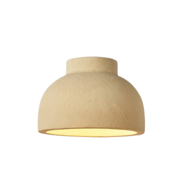 Japandi Creamy Ceiling Lamp