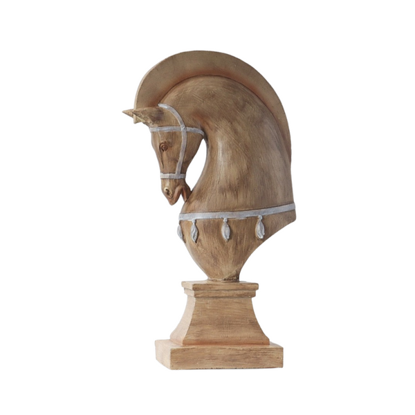 Scandinavian Chess Horse Decorative Sculpture