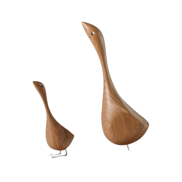 Minimalist Decorative Sculpture Ducklings - Kit 2 pcs