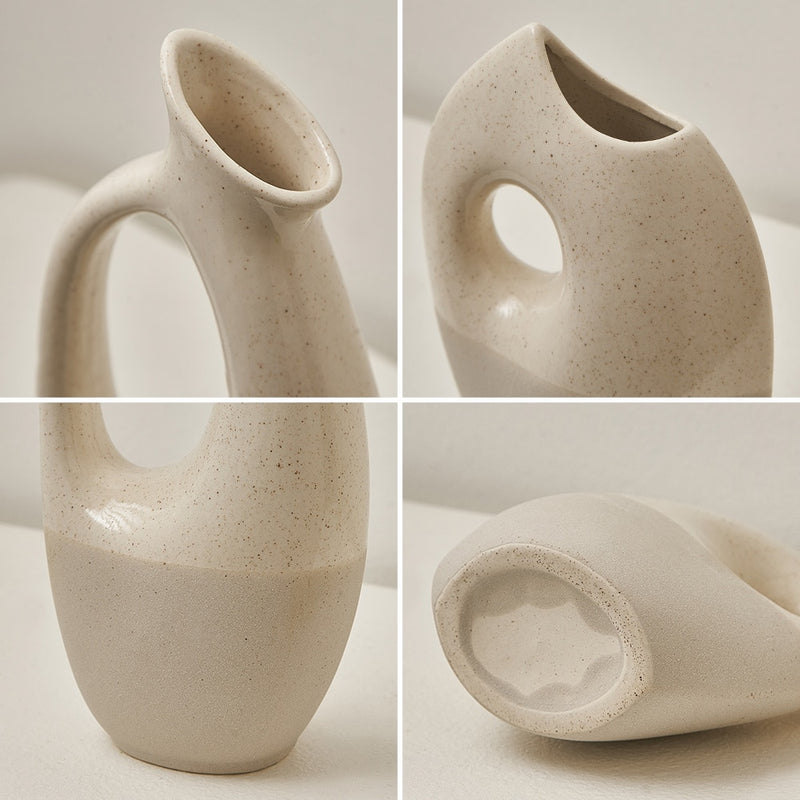 Ireland Ceramic Decorative Vase - Kit 2 pcs