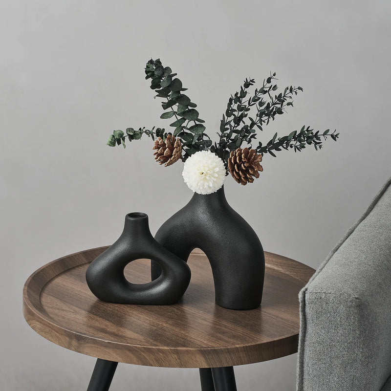 Urban Ceramic Decorative Vase - Kit 2 pcs